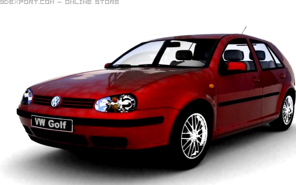 VW Golf IV 3D Model