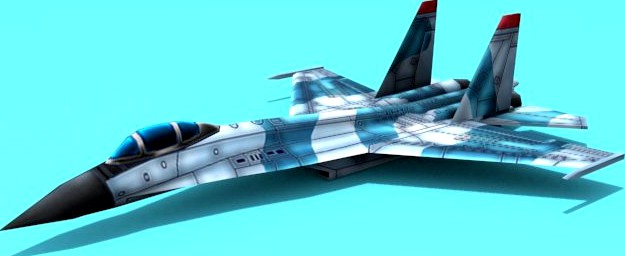 Su27 Flanker 3D Model