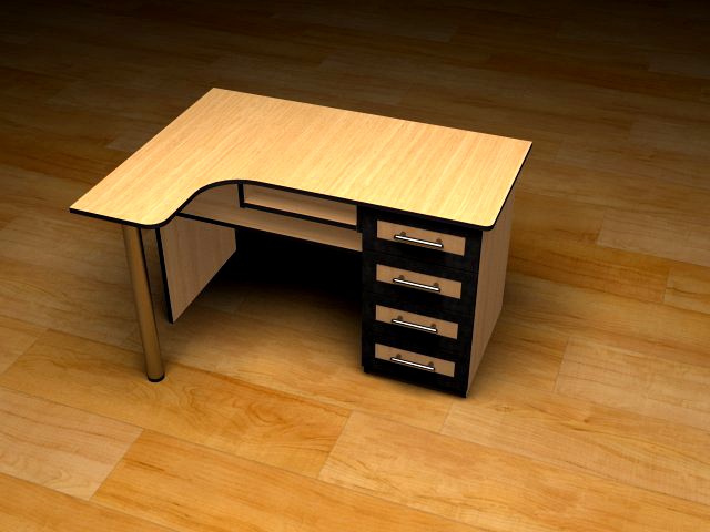 Computer desk 3D Model