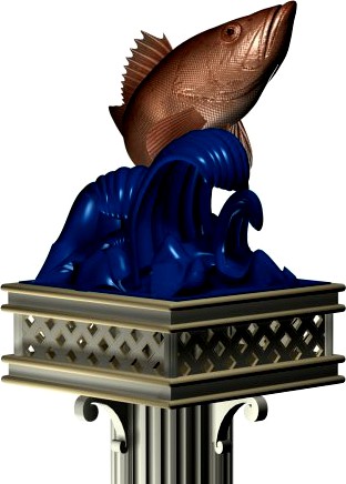 Fish tower 3D Model