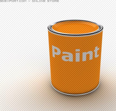 Bank paint 3D Model