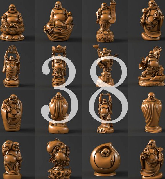 38 Maitreya Buddha 3D Model 3D Model