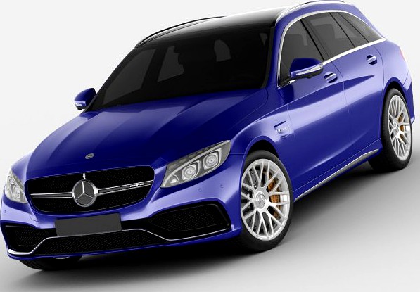 Mercedes c63 AMG estate 3D Model