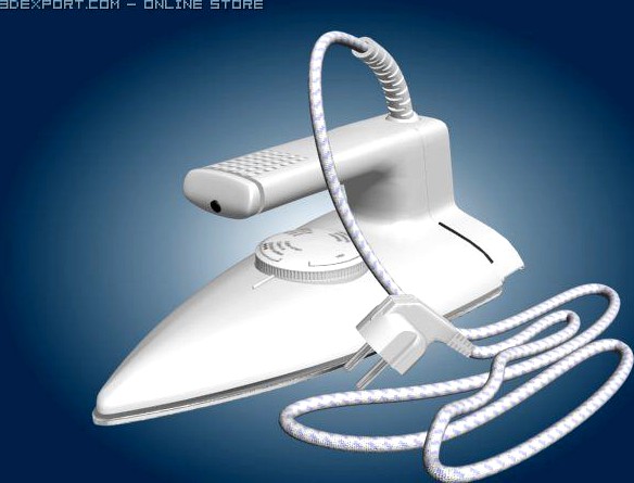 Electric Iron 3D Model