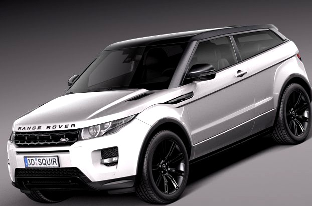 Range Rover Evoque Black Design 2013 3D Model