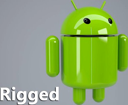 Android LOGO rigged 3D Model