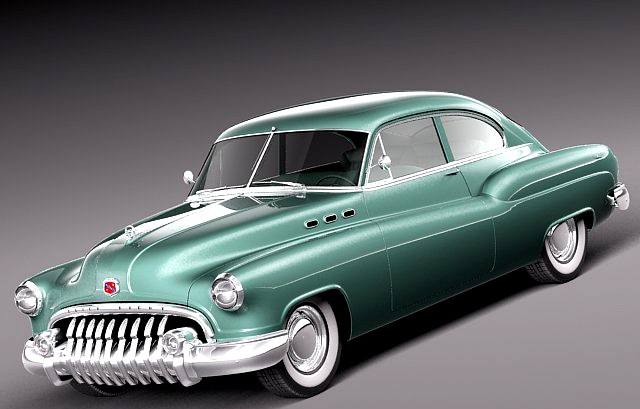 Buick Sedanette 1950 3D Model