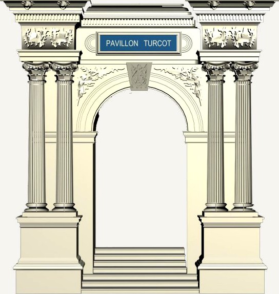 France Architecture Door004 3D Model