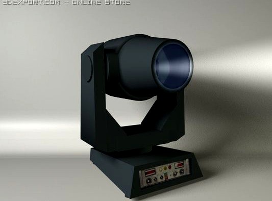 Moving light 3D Model
