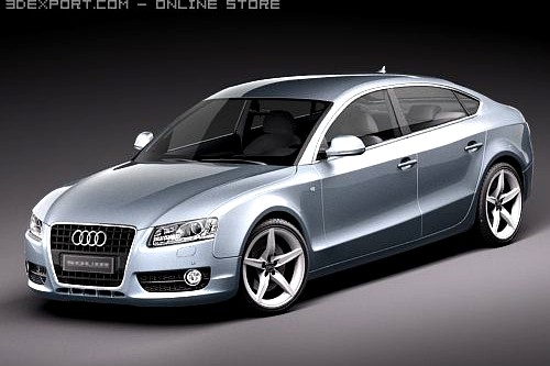Audi A5 Sportback 2010 3D Model