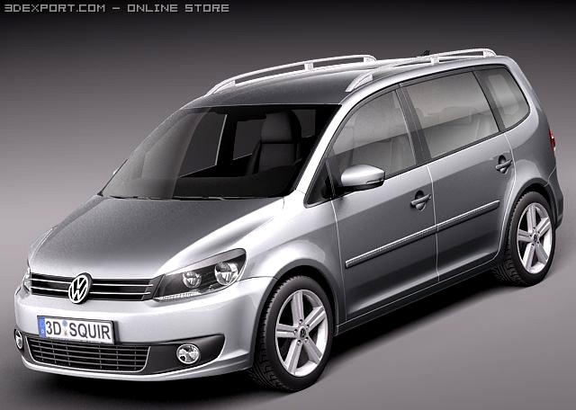 Volkswagen touran 2011 3D Model