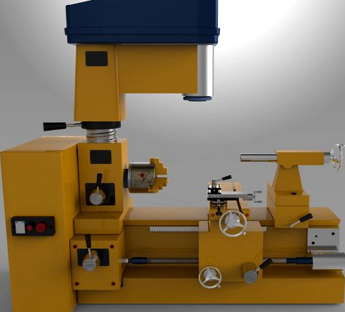 Turning machine 3D Model