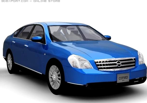 2004 Nissan Cefiro (Asian) 3D Model