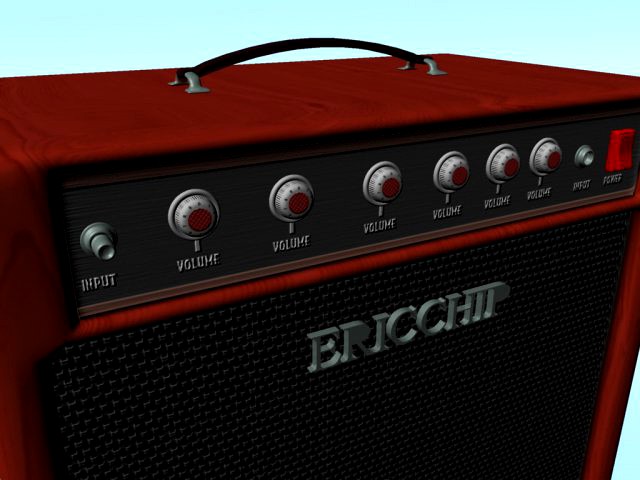 Amplifier Small 3D Model