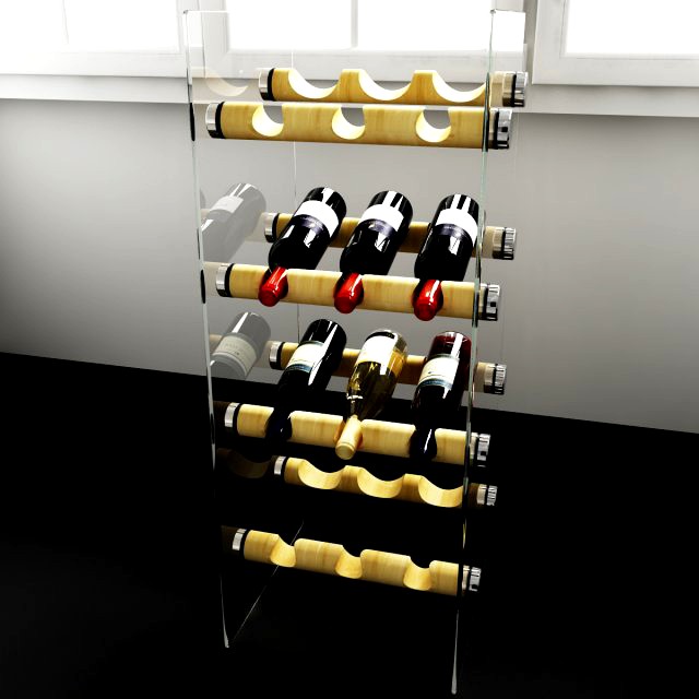 Convexshapes   Kitchen Decorations  Wine rack 3D Model