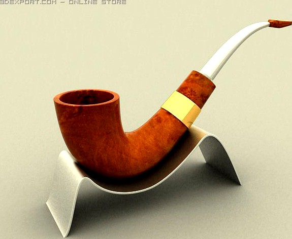 Download free Smoking tube 3D Model