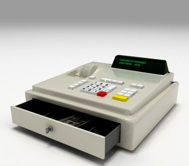Cash register 3D Model