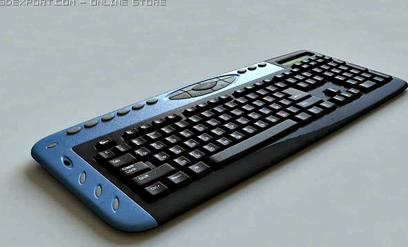 Genius Keyboard 3D Model