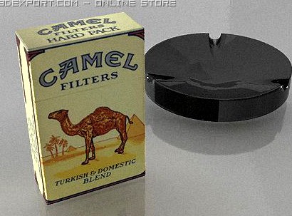 Camel cigarettes 3D Model