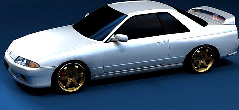 Nissan Skyline GTST R32 3D Model