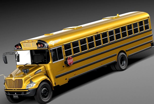 IC CE Series Schoolbus 2015 3D Model