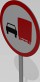 Do not overtake heavy vehicles sign 3D Model