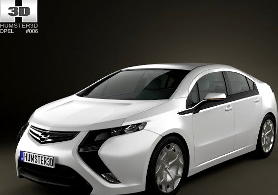 Opel Ampera 2011 3D Model