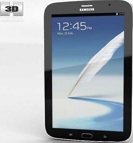 Samsung Galaxy Note 80 3D Model