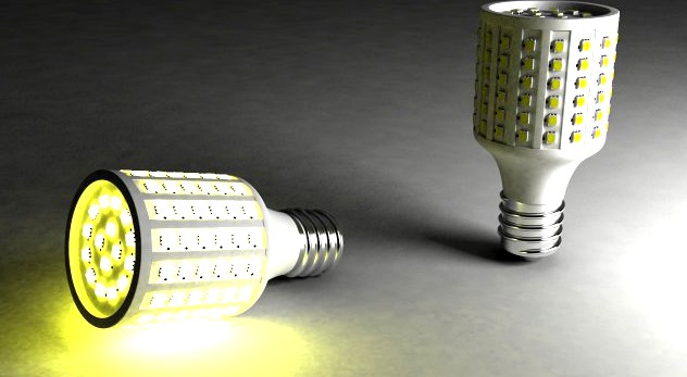Model LED big light bulb 3D Model