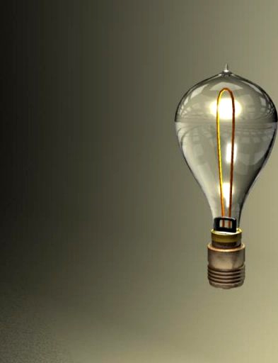 1879 light bulb 3D Model