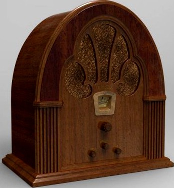 Antique Radio 3D Model