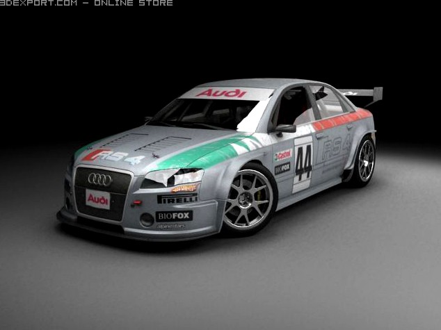 Audi rs4 touring 3D Model