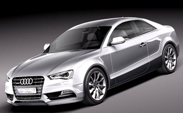 Audi A5 Coupe 2012 3D Model