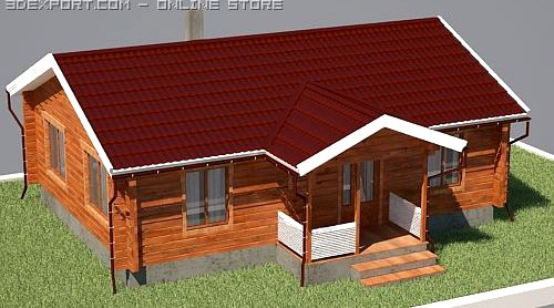Summer Cottage 3D Model