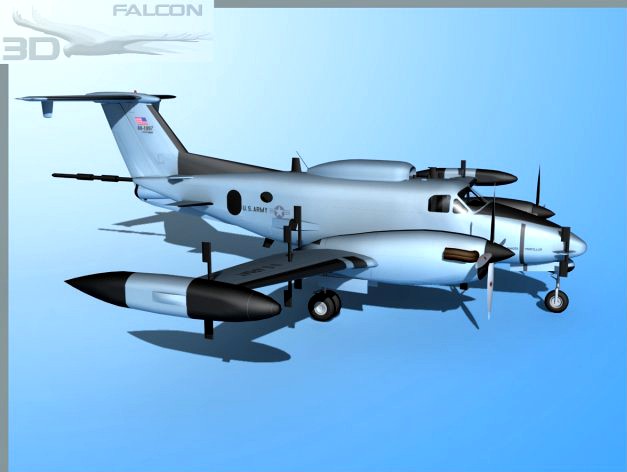 Falcon 3d RC12P Guardrail F01 US Army 3D Model