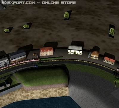 Road track1 3D Model