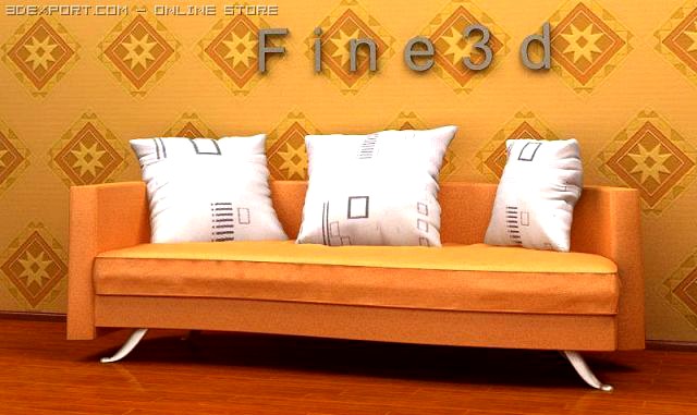 01Multiplayer sofa003 3D Model