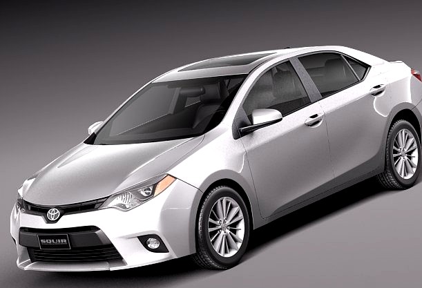 Toyota Corolla LE 2014 USA 3D Model