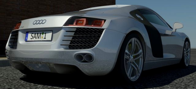 AUDI R8 3D Model