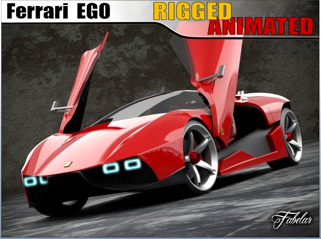 Ferrari Ego concept 3D Model