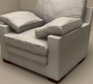 Maxime Due chair by Flexform 3D Model