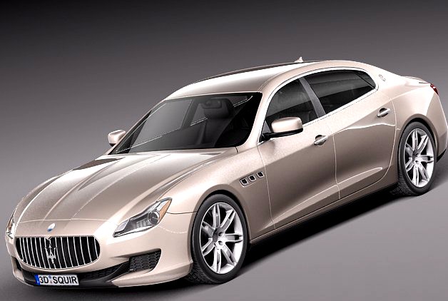 Maserati Quattroporte 2013 3D Model