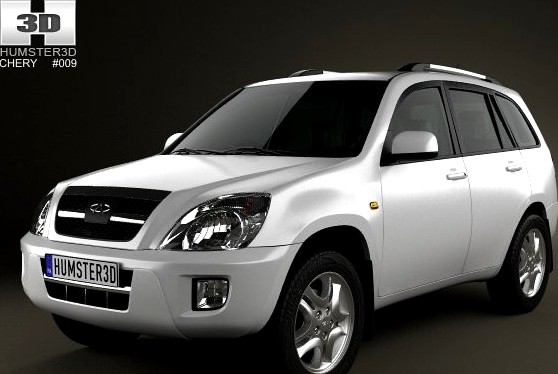 Chery Tiggo J11 with HQ interior 2013 3D Model