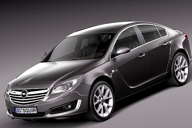 Opel Insignia sedan 2014 3D Model