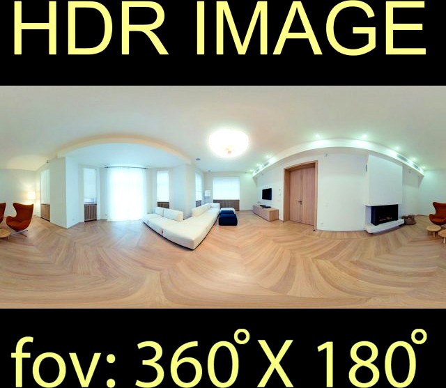 HDR Interior 3D Model