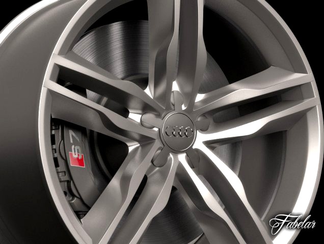 Audi S7 rim 3D Model