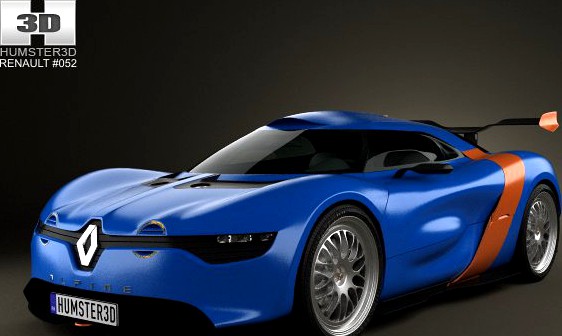 Renault Alpine A11050 2012 3D Model