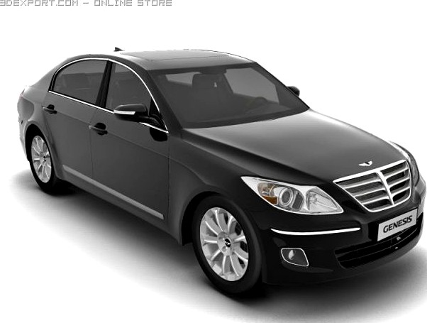 2009 Hyundai Genesis 3D Model