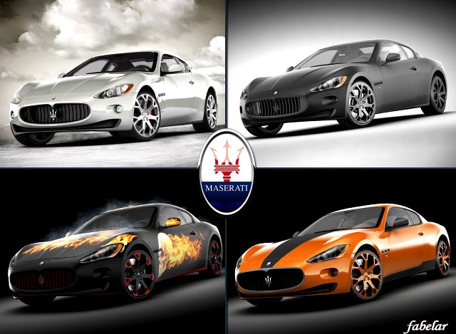 Maserati GT collection 3D Model