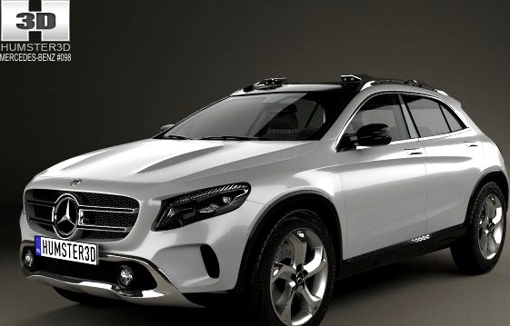 MercedesBenz GLAclass concept 2013 3D Model